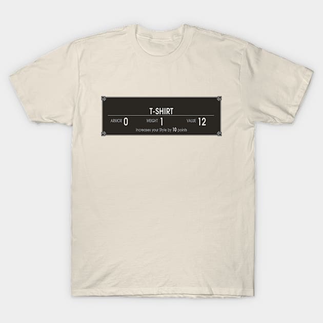 Inventory tee T-Shirt by Darkvoid